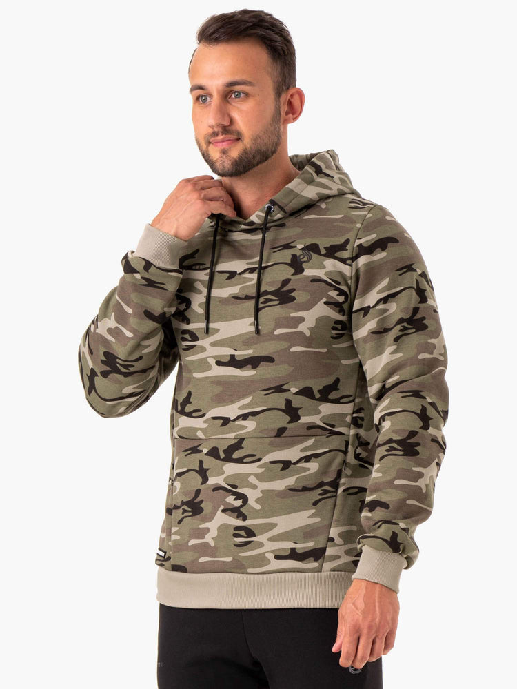 Sudadera Con Capucha Ryderwear Tech Pullover Hombre Camuflados | GINVW9812