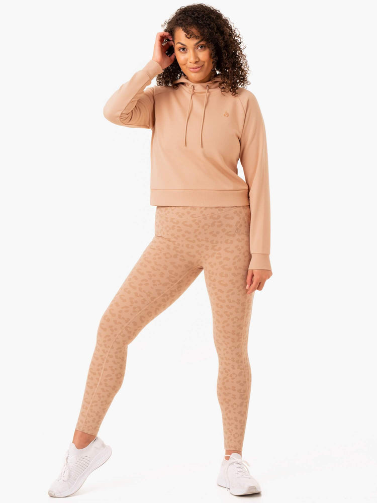 Sudadera Con Capucha Ryderwear Ultra Pullover Mujer Marrom | VIOTZ0597