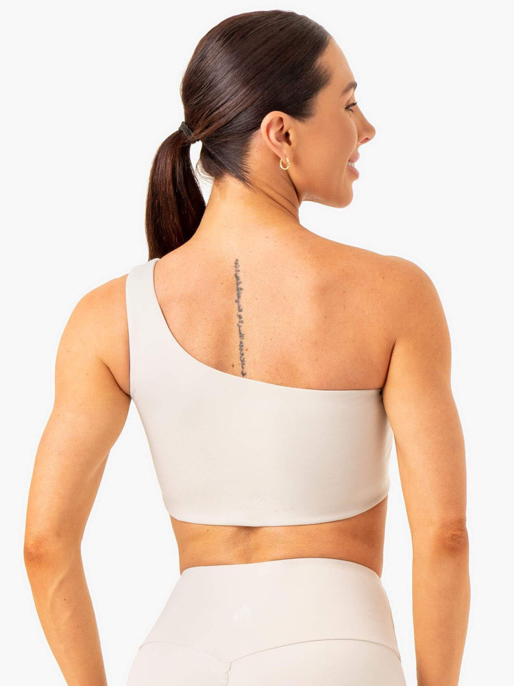 Sujetadores Deportivos Ryderwear Adapt One Shoulder Mujer Grises | SFUXA7395