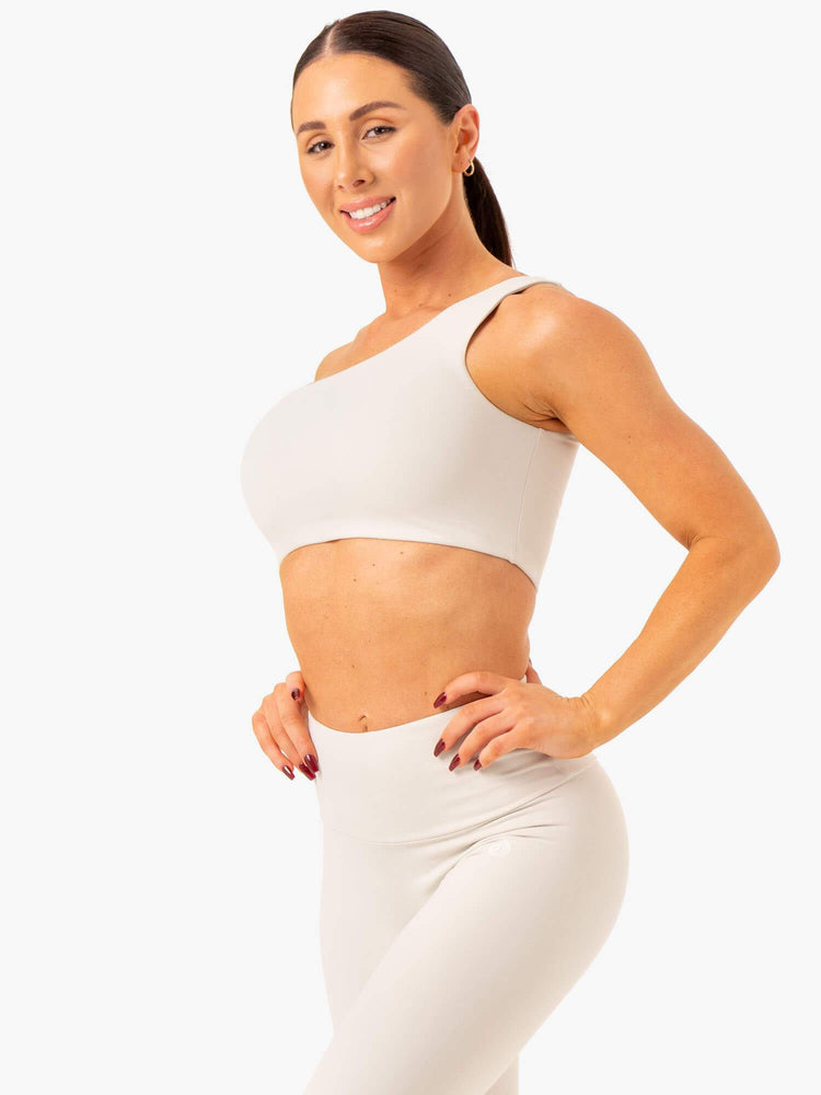 Sujetadores Deportivos Ryderwear Adapt One Shoulder Mujer Grises | SFUXA7395
