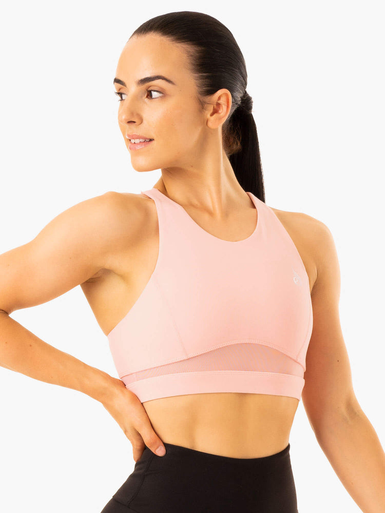 Sujetadores Deportivos Ryderwear Amazon Mesh Mujer Rosas | DEIAJ4096