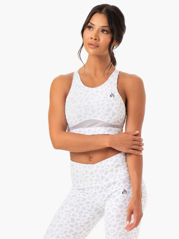 Sujetadores Deportivos Ryderwear Amazon Mesh Mujer Leopardo | QXDFL6815