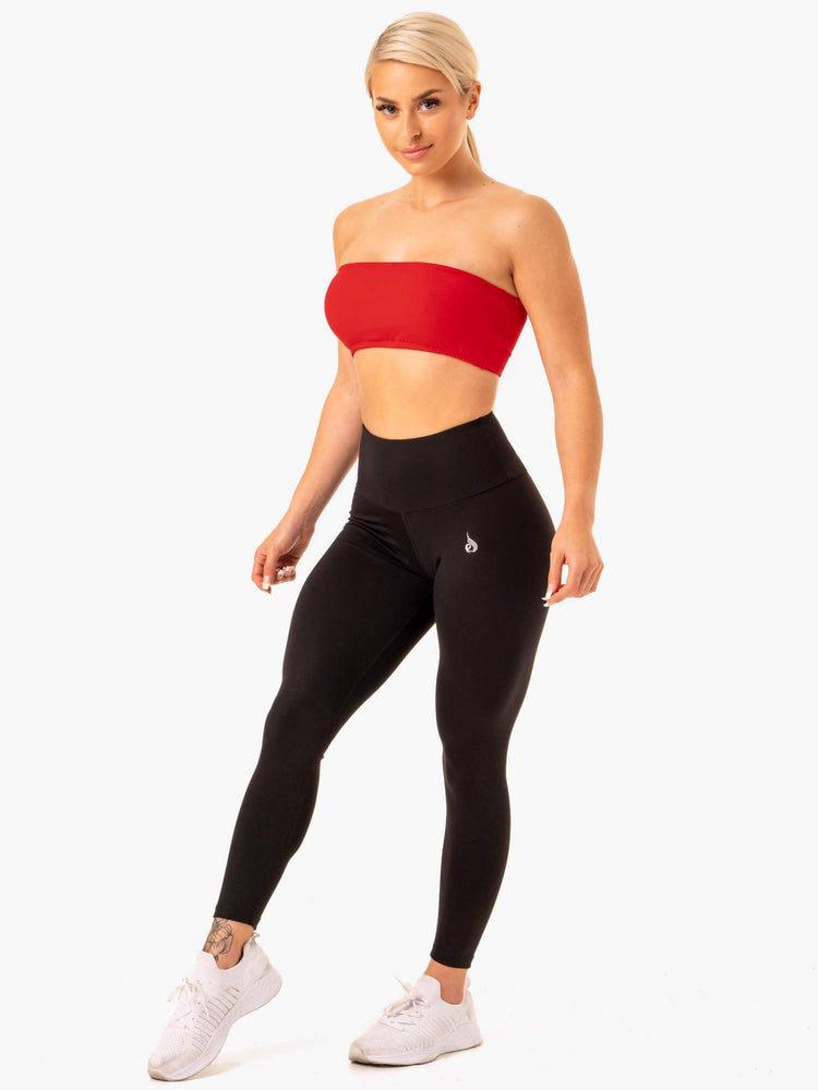 Sujetadores Deportivos Ryderwear Bandeau Mujer Rojos | AITEF2153