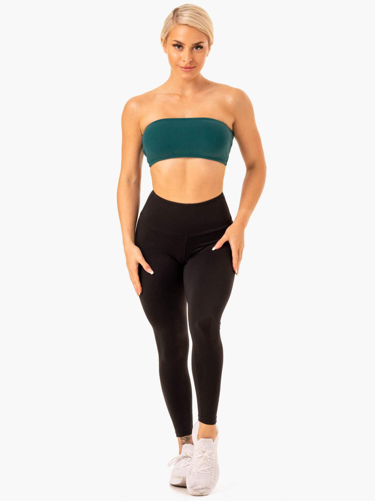 Sujetadores Deportivos Ryderwear Bandeau Mujer Turquesa | FWOEJ8279