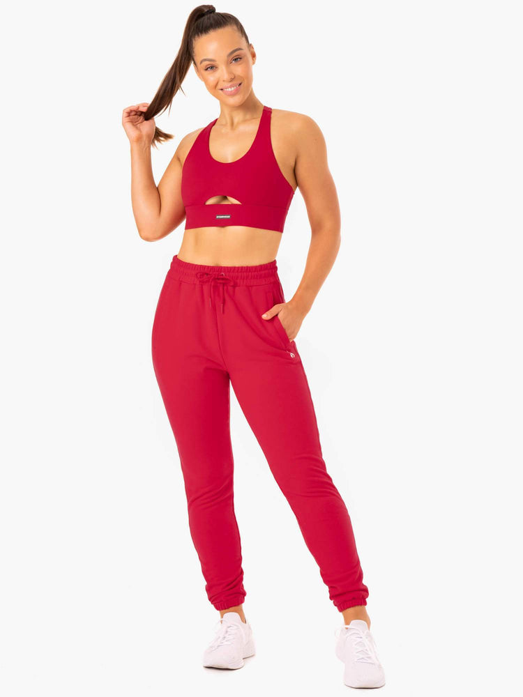 Sujetadores Deportivos Ryderwear Base Racer Back Mujer Rojos | MWRQS7651