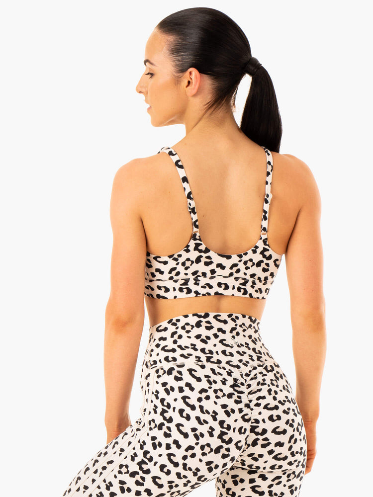 Sujetadores Deportivos Ryderwear Evolution Mujer Leopardo | OJIUV2039