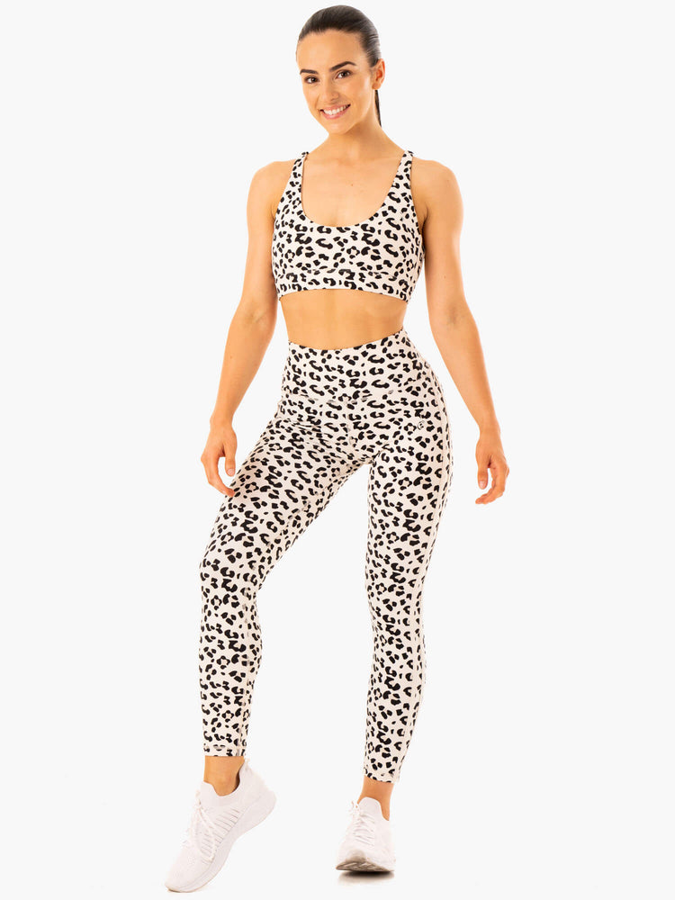 Sujetadores Deportivos Ryderwear Evolution Mujer Leopardo | OJIUV2039