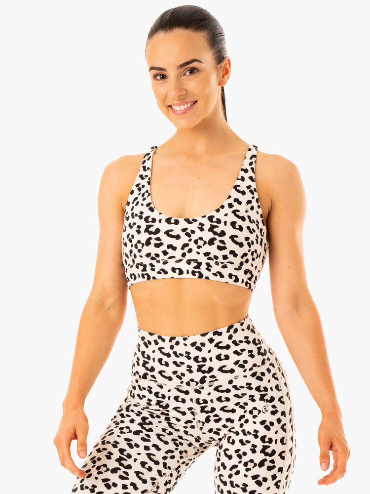 Sujetadores Deportivos Ryderwear Evolution Mujer Leopardo | OJIUV2039