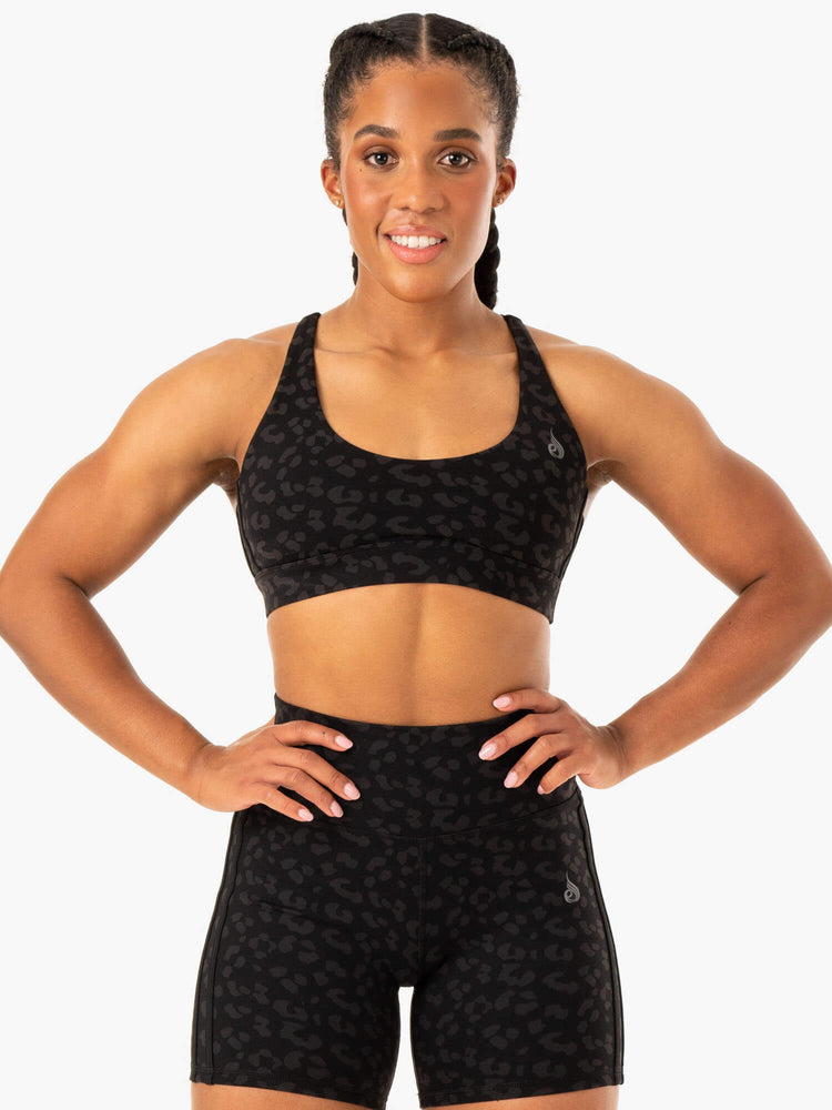 Sujetadores Deportivos Ryderwear Evolution Mujer Negros | PXLEK3205