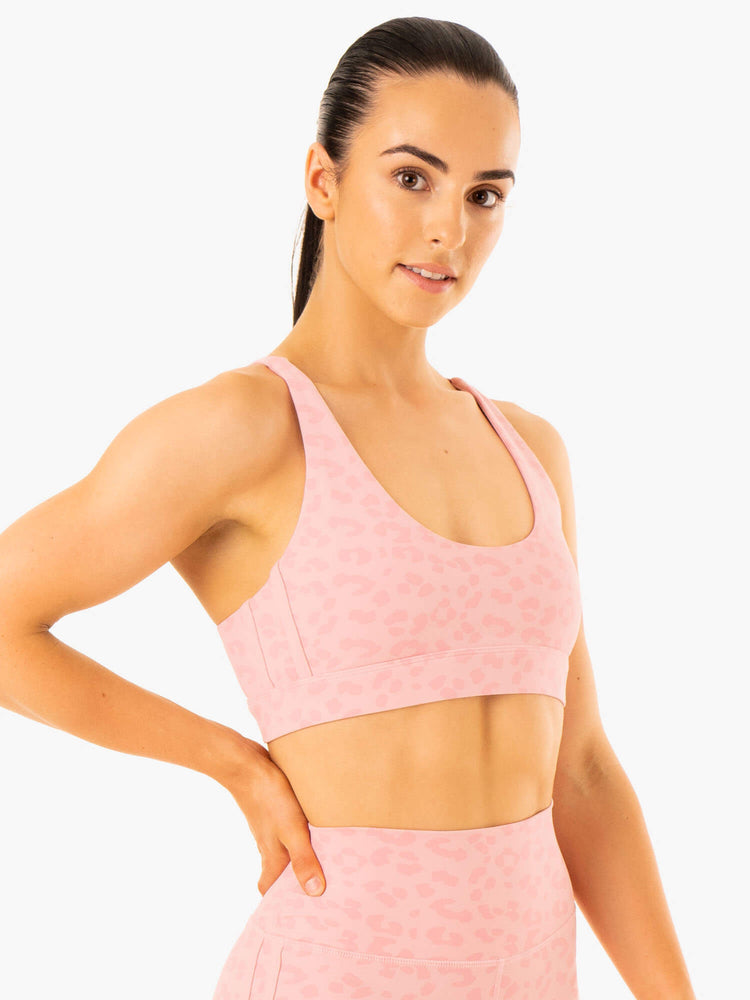 Sujetadores Deportivos Ryderwear Evolution Mujer Rosas | XDOWY3247