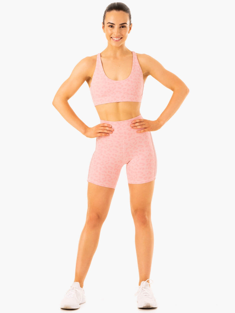 Sujetadores Deportivos Ryderwear Evolution Mujer Rosas | XDOWY3247