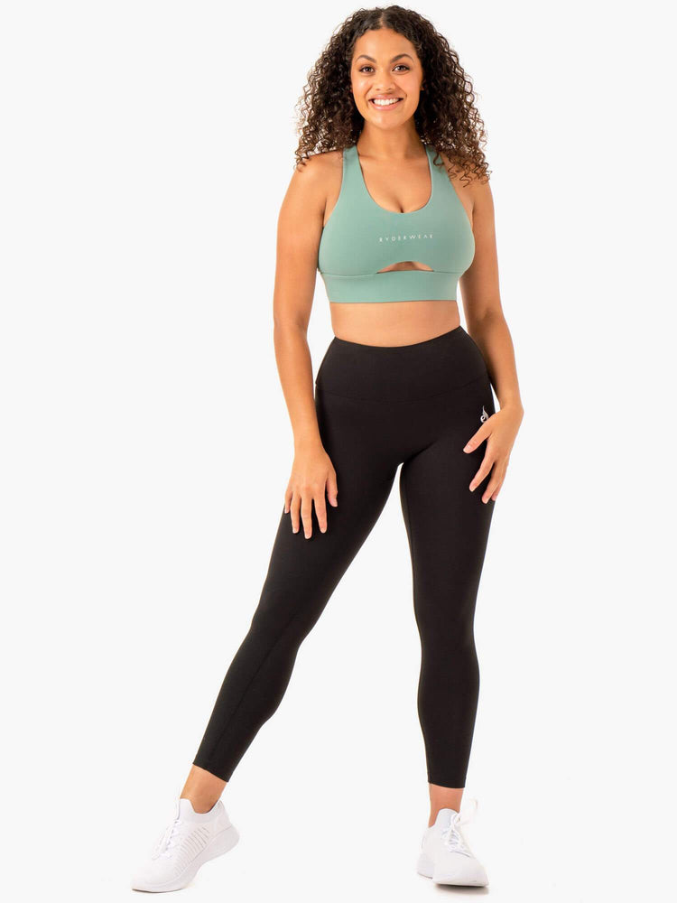 Sujetadores Deportivos Ryderwear Focus Contour Mujer Verde Oliva | GISTQ6318