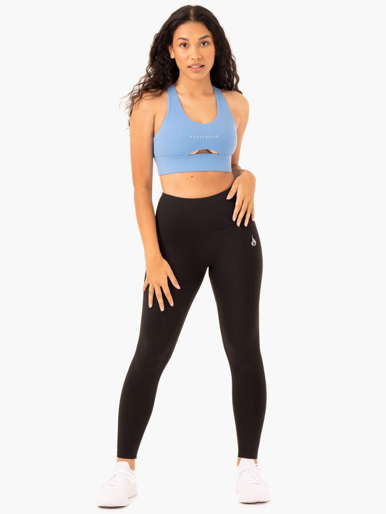 Sujetadores Deportivos Ryderwear Focus Contour Mujer Azules | LUXEW9031