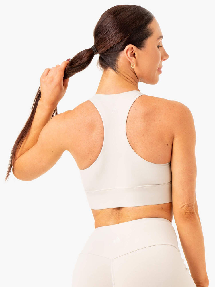 Sujetadores Deportivos Ryderwear Focus Contour Mujer Grises | OHSTQ1024