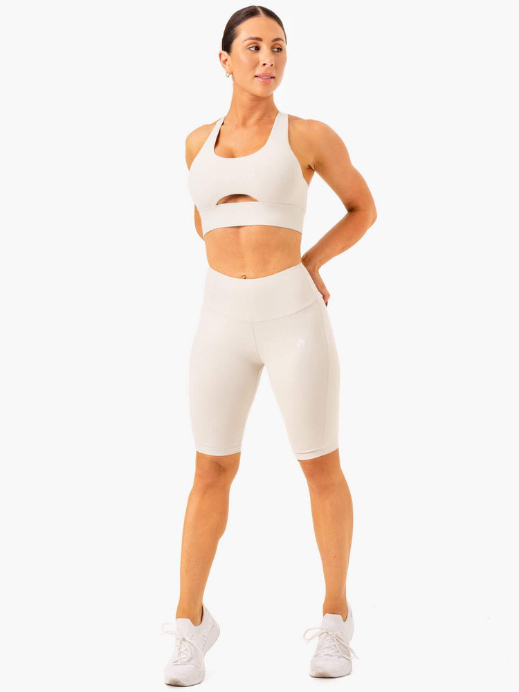 Sujetadores Deportivos Ryderwear Focus Contour Mujer Grises | OHSTQ1024