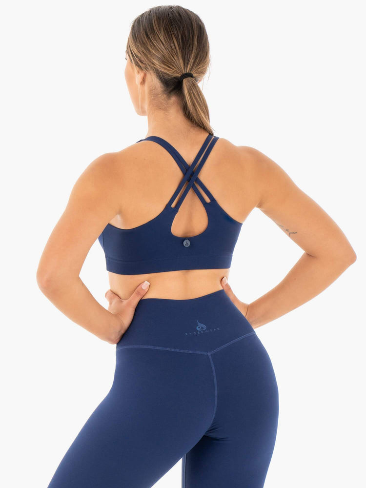 Sujetadores Deportivos Ryderwear Motion Mujer Azul Marino | MPJIH8572