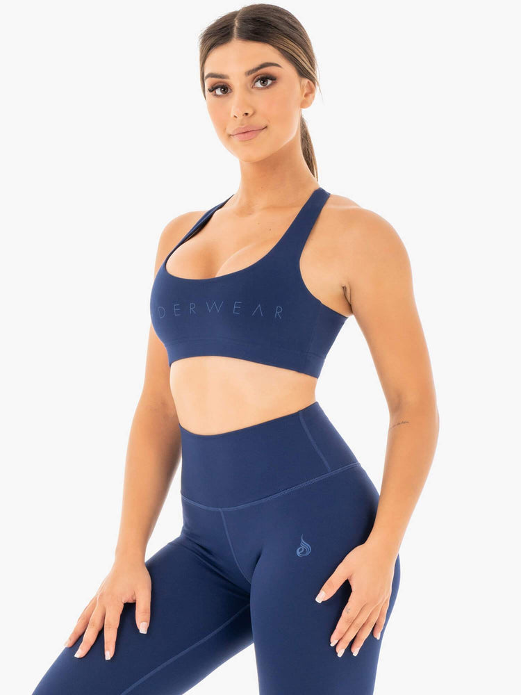 Sujetadores Deportivos Ryderwear Motion Mujer Azul Marino | MPJIH8572