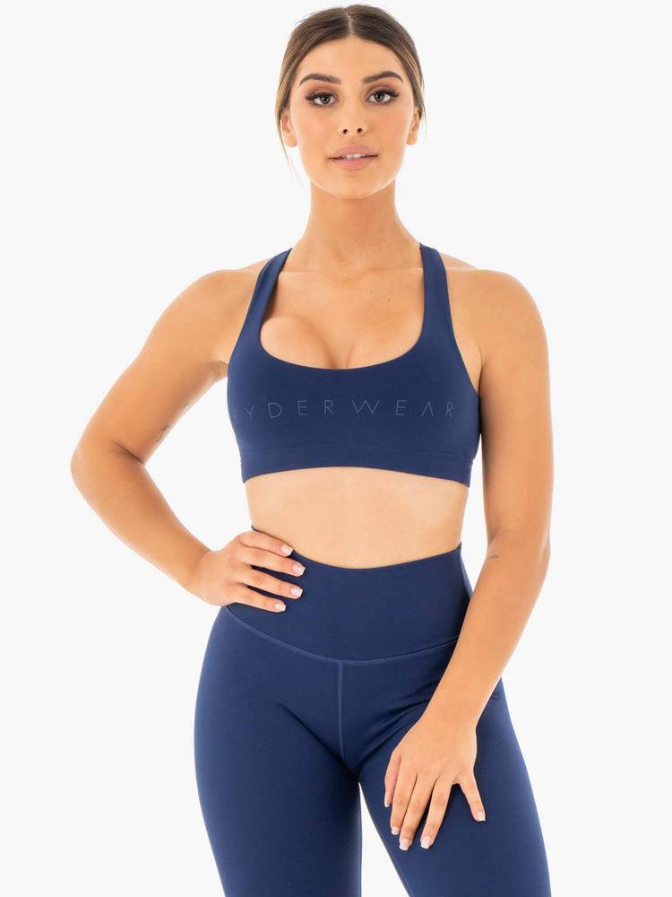 Sujetadores Deportivos Ryderwear Motion Mujer Azul Marino | MPJIH8572