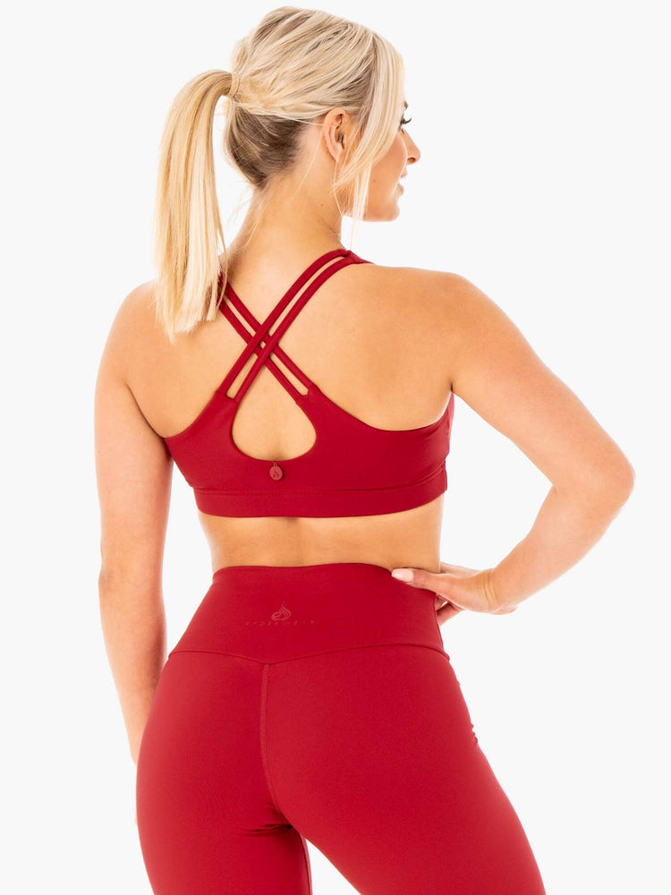 Sujetadores Deportivos Ryderwear Motion Mujer Rojos | TBQSA0871