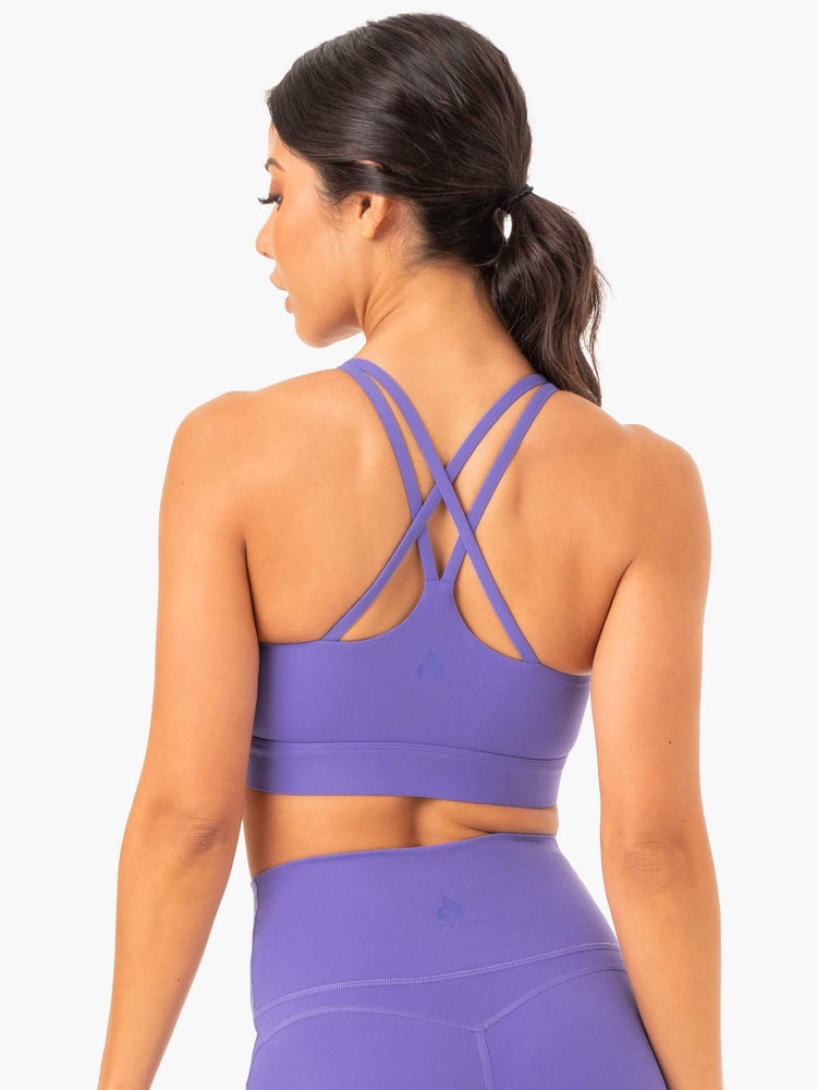 Sujetadores Deportivos Ryderwear Nkd Align Mujer Morados | AROVX4091