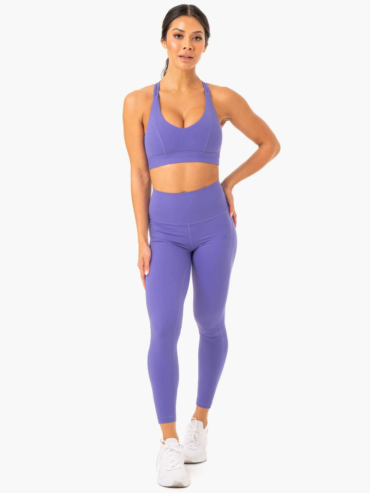 Sujetadores Deportivos Ryderwear Nkd Align Mujer Morados | AROVX4091