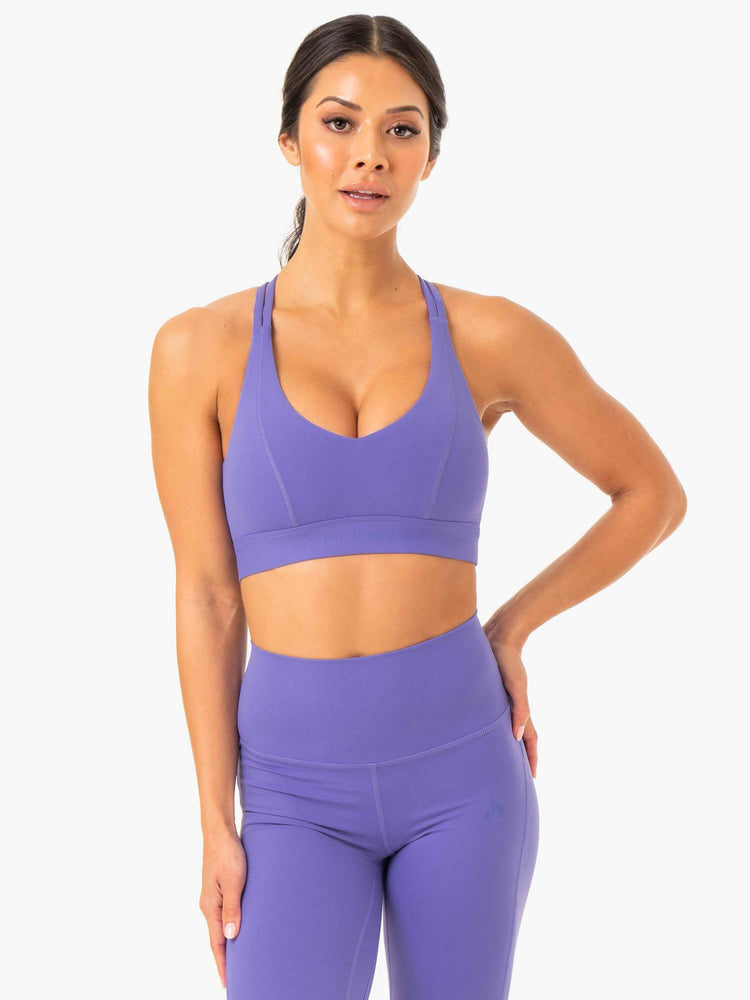 Sujetadores Deportivos Ryderwear Nkd Align Mujer Morados | AROVX4091