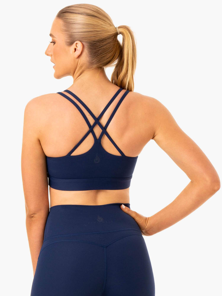 Sujetadores Deportivos Ryderwear Nkd Align Mujer Azul Marino | GWSIY1728