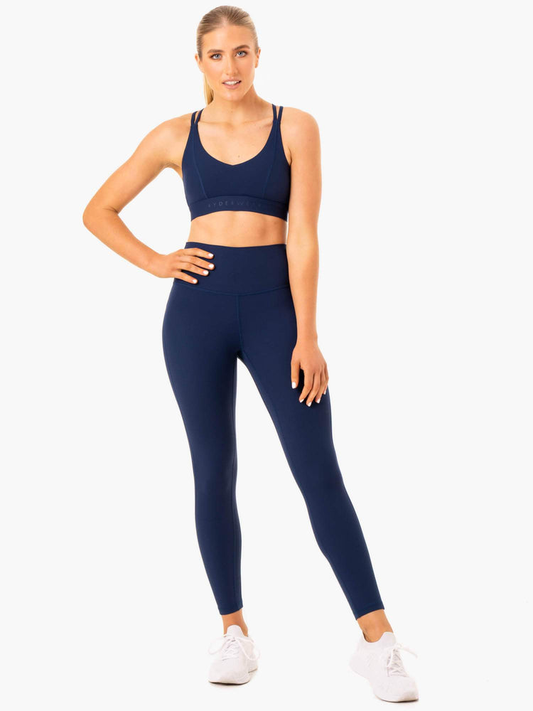 Sujetadores Deportivos Ryderwear Nkd Align Mujer Azul Marino | GWSIY1728
