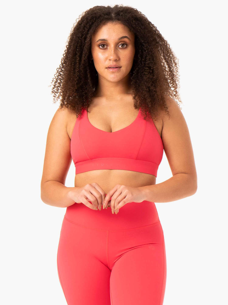 Sujetadores Deportivos Ryderwear Nkd Align Mujer Rojos | NASDF4089