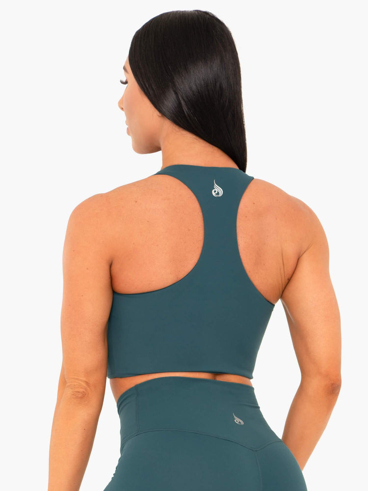 Sujetadores Deportivos Ryderwear Nkd Mujer Turquesa | AJMXV4815