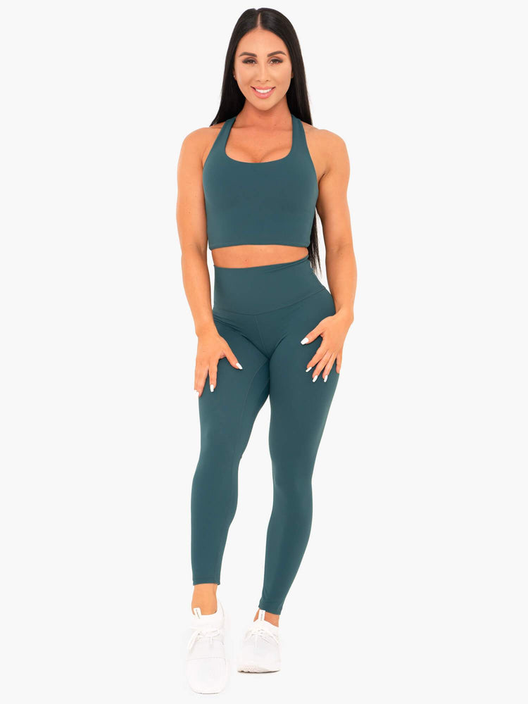 Sujetadores Deportivos Ryderwear Nkd Mujer Turquesa | AJMXV4815