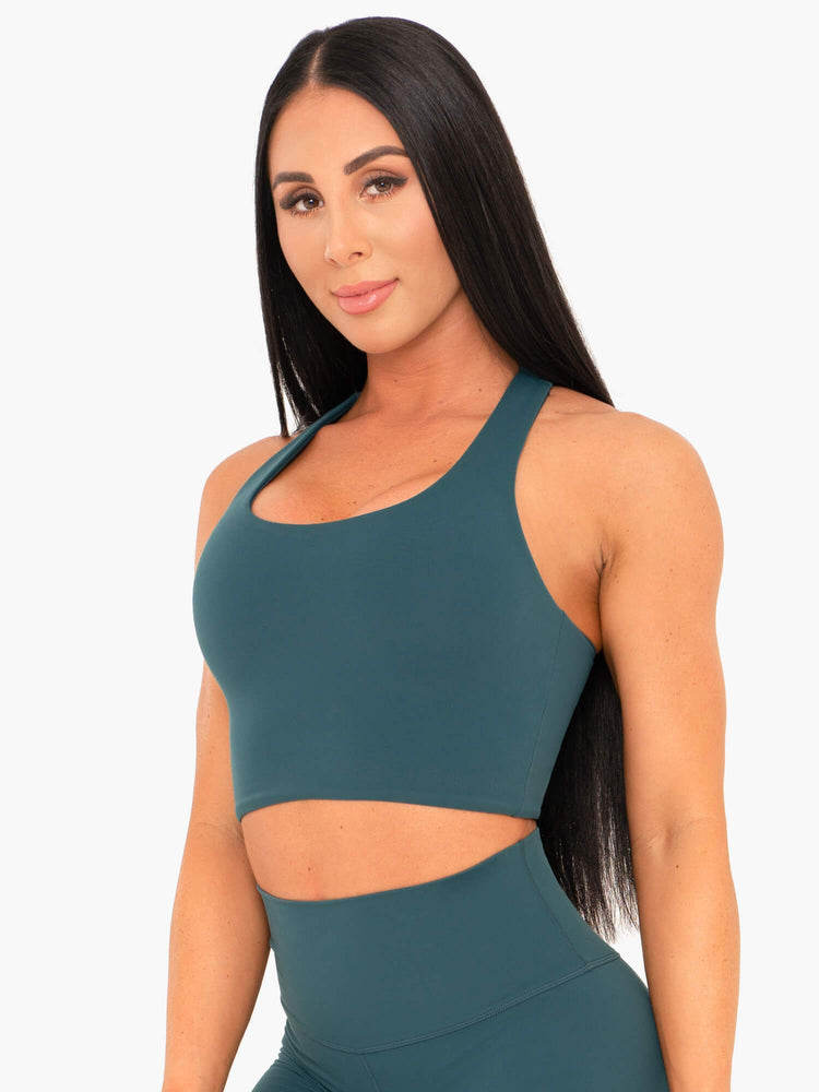 Sujetadores Deportivos Ryderwear Nkd Mujer Turquesa | AJMXV4815