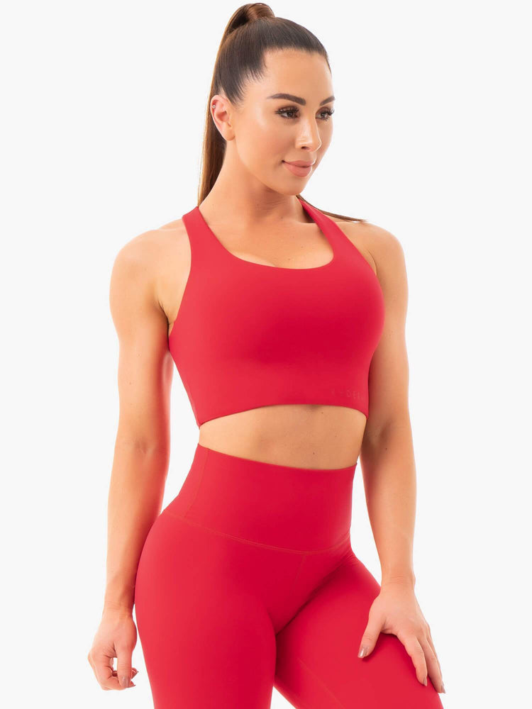 Sujetadores Deportivos Ryderwear Nkd Mujer Rojos | FWJGS1752