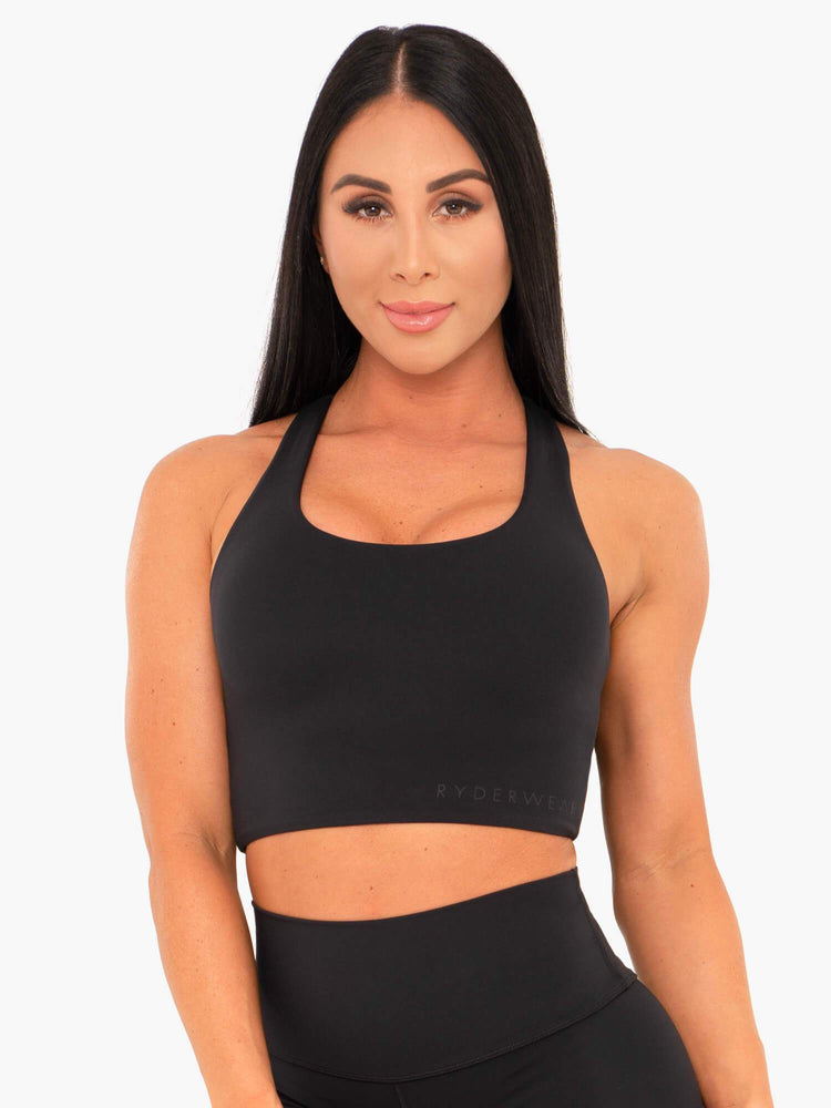 Sujetadores Deportivos Ryderwear Nkd Mujer Negros | IQPHA0458