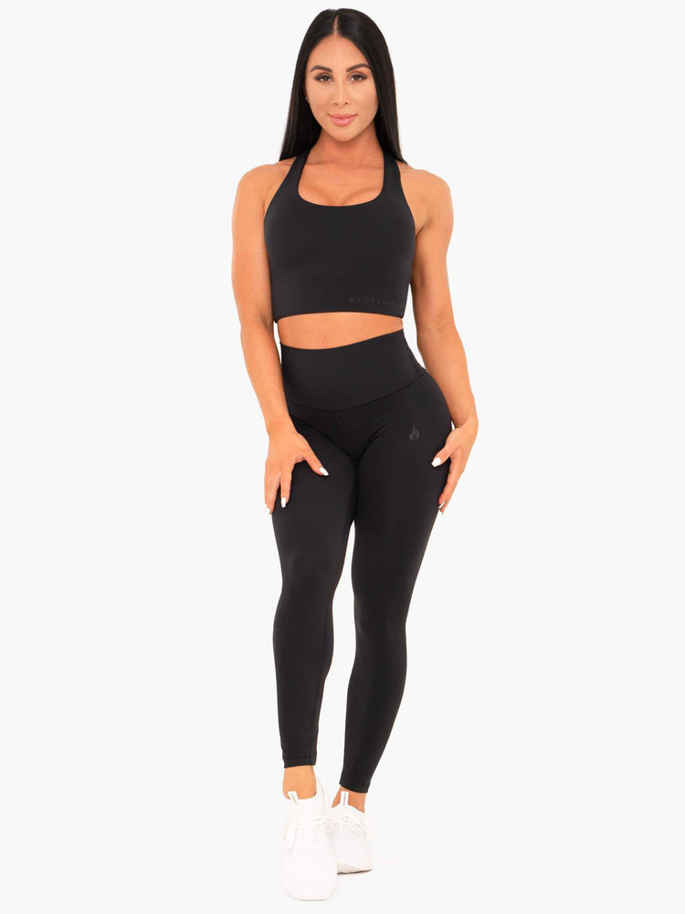 Sujetadores Deportivos Ryderwear Nkd Mujer Negros | IQPHA0458