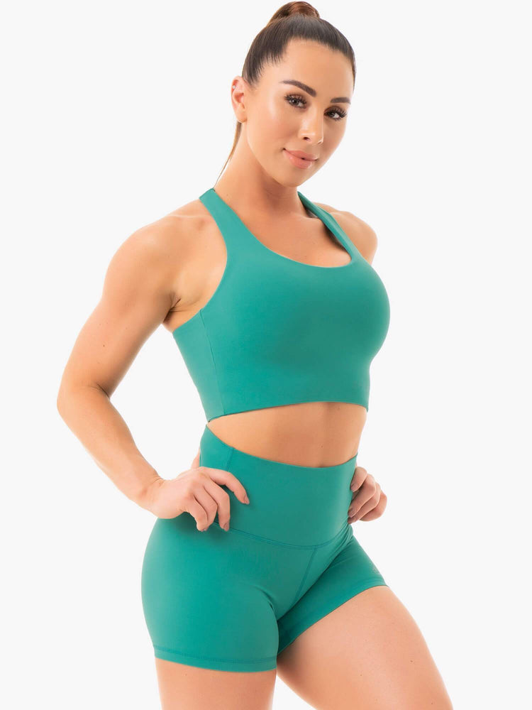 Sujetadores Deportivos Ryderwear Nkd Mujer Turquesa | MRQFG0715