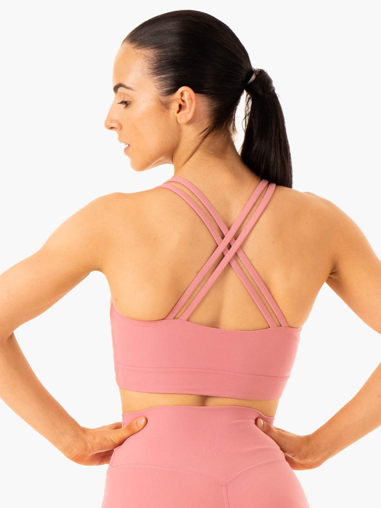 Sujetadores Deportivos Ryderwear Nkd Refine Mujer Rosas | CMJUY9085