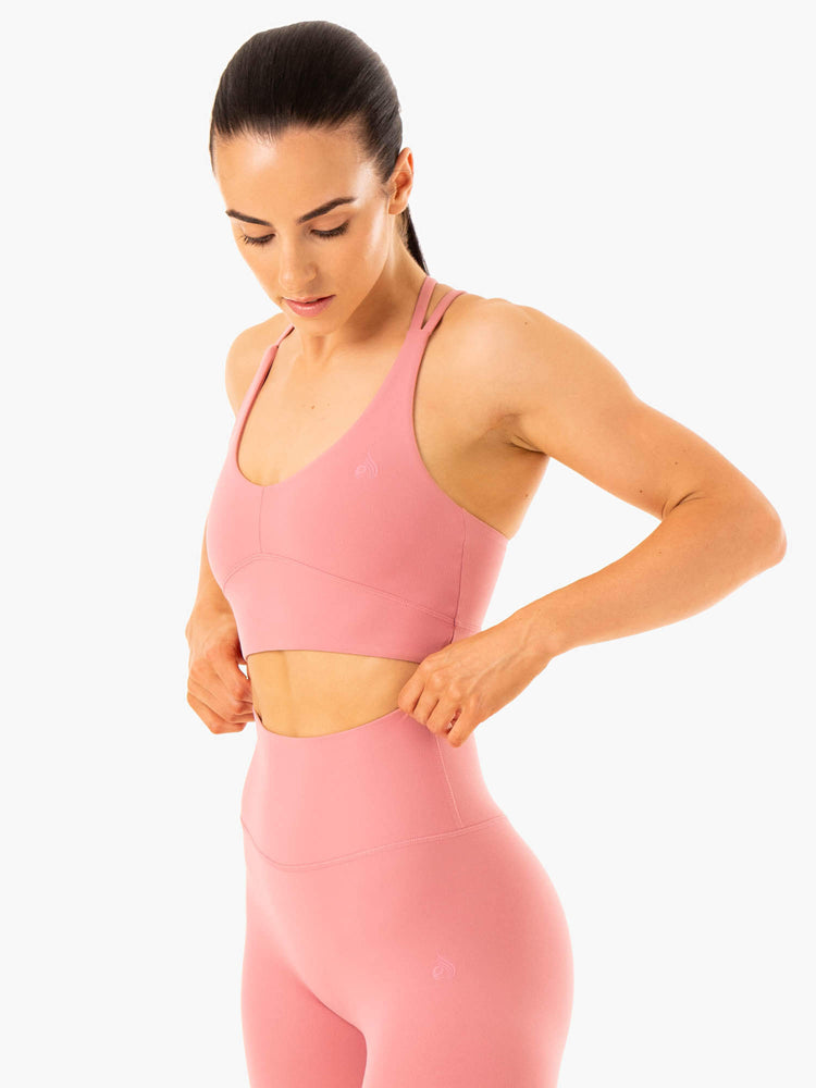 Sujetadores Deportivos Ryderwear Nkd Refine Mujer Rosas | CMJUY9085