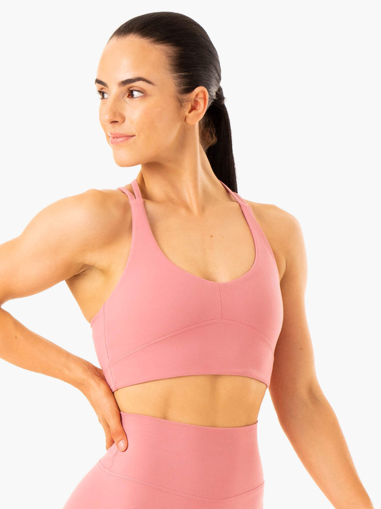 Sujetadores Deportivos Ryderwear Nkd Refine Mujer Rosas | CMJUY9085
