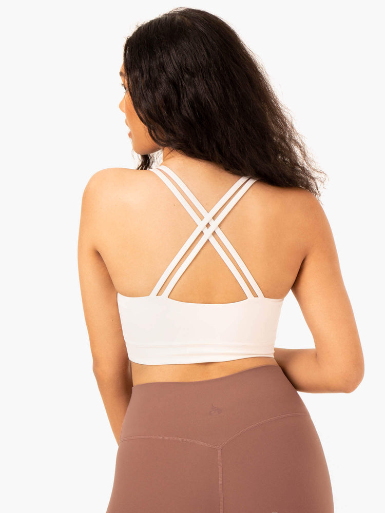 Sujetadores Deportivos Ryderwear Nkd Refine Mujer Blancos | JYZPI7693