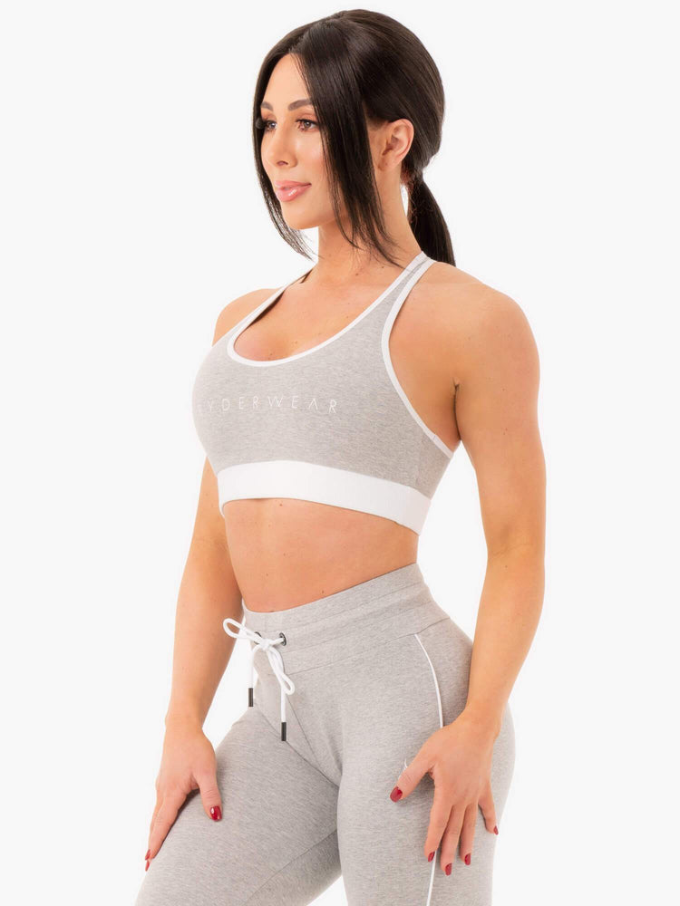 Sujetadores Deportivos Ryderwear Pista Mujer Grises | ABHJC5237