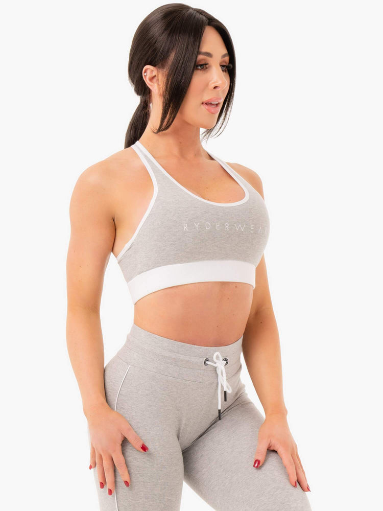 Sujetadores Deportivos Ryderwear Pista Mujer Grises | ABHJC5237
