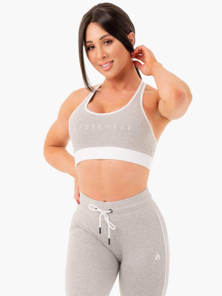 Sujetadores Deportivos Ryderwear Pista Mujer Grises | ABHJC5237