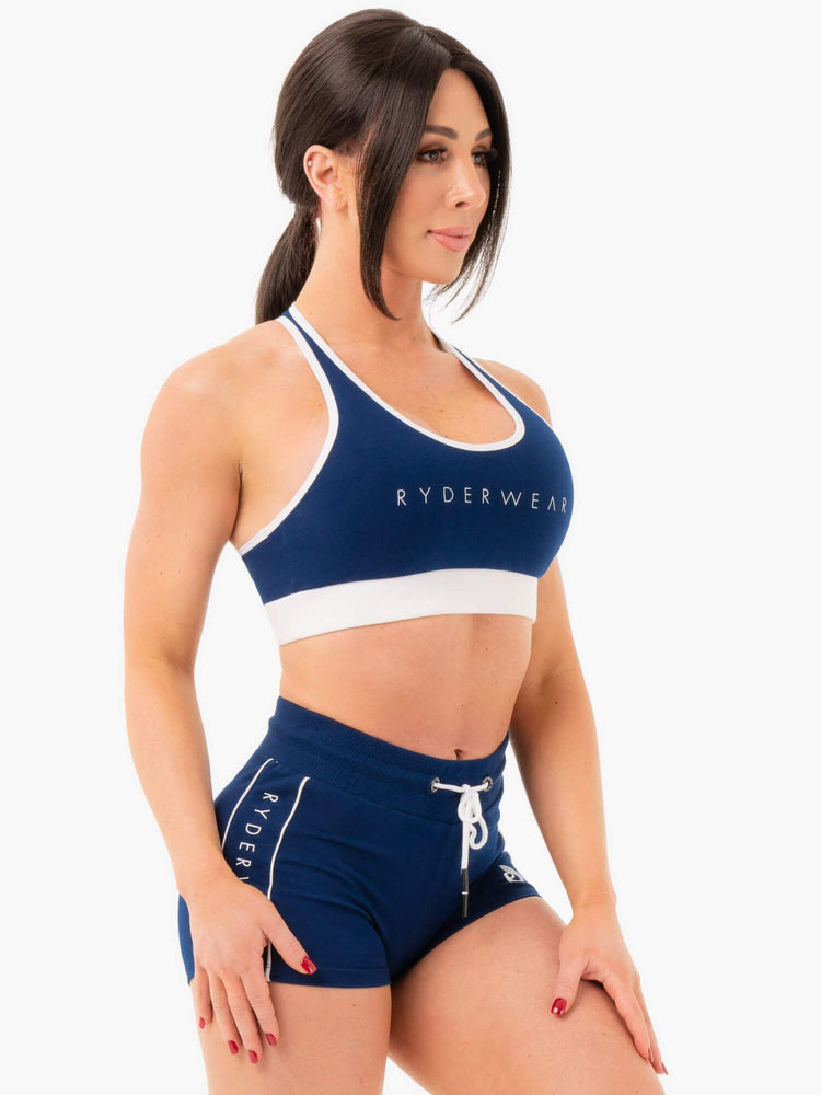 Sujetadores Deportivos Ryderwear Pista Mujer Azul Marino | SZOAR9675