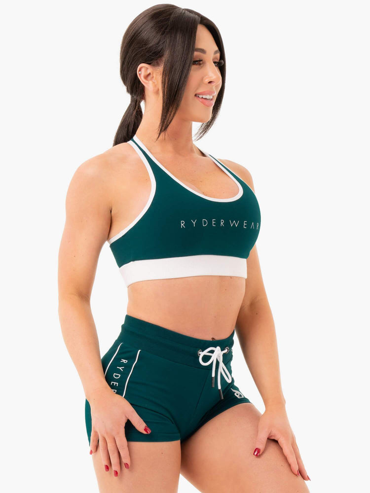 Sujetadores Deportivos Ryderwear Pista Mujer Turquesa | YAGQT7316