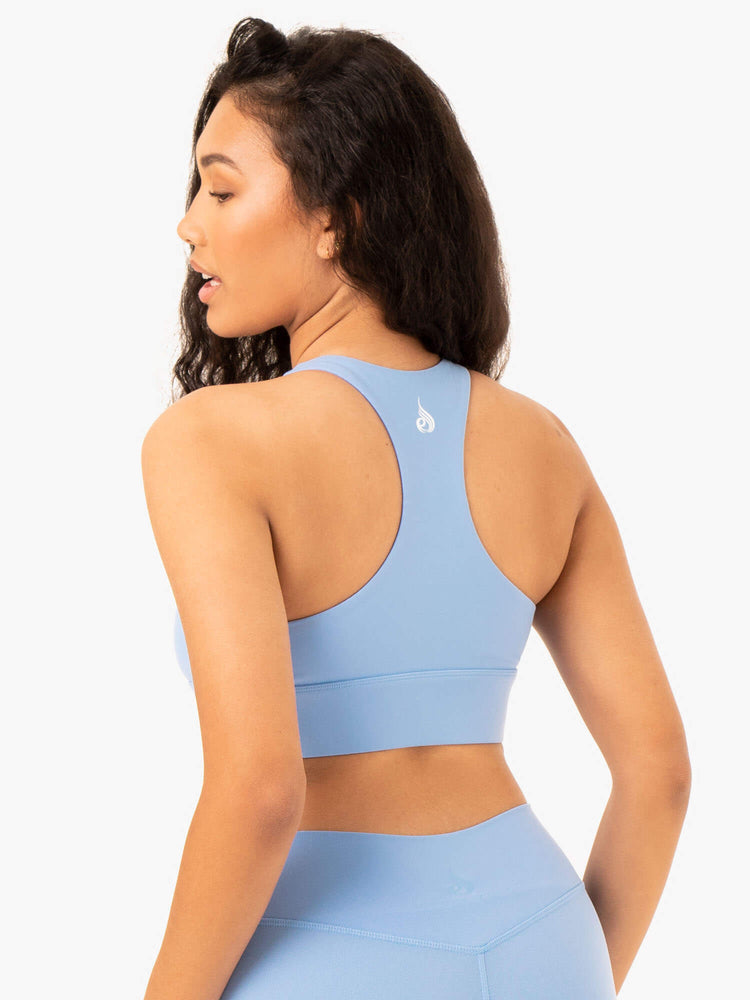 Sujetadores Deportivos Ryderwear Replay Cut Out Mujer Azules | QGCKE4257