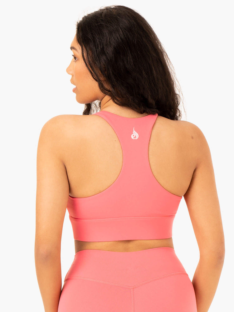 Sujetadores Deportivos Ryderwear Replay Cut Out Mujer Coral | TDZOE2803