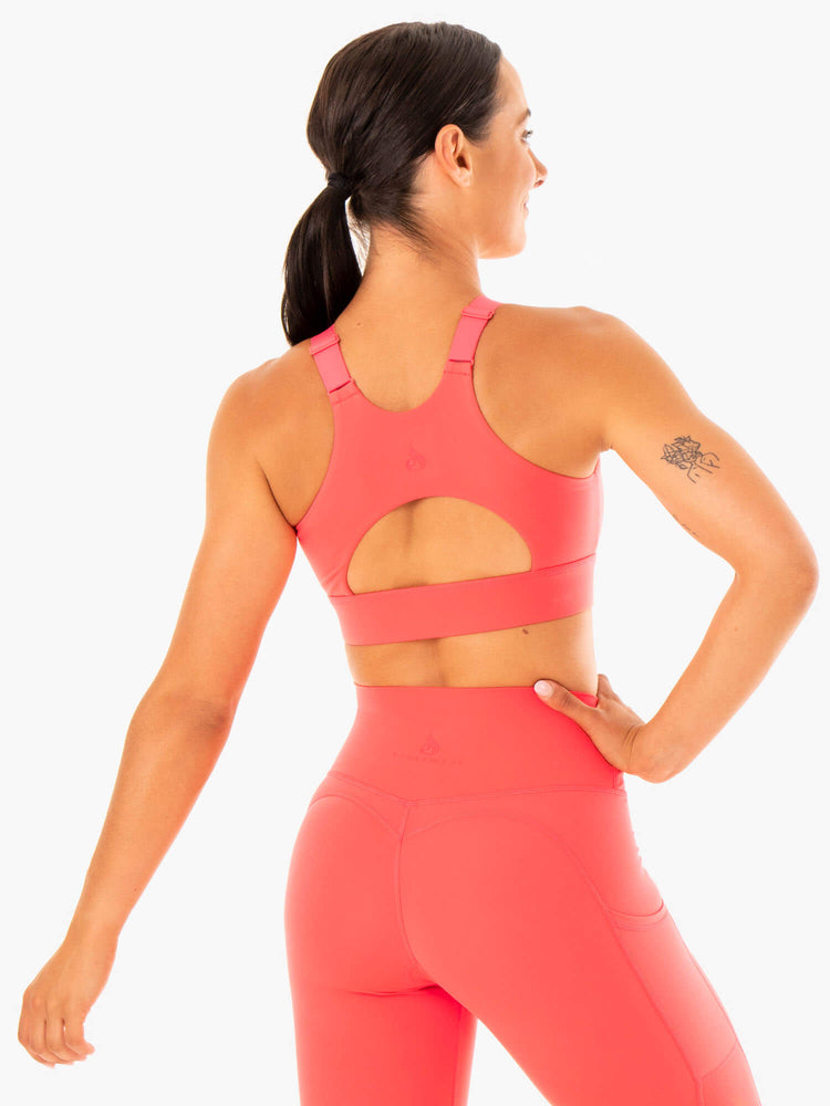 Sujetadores Deportivos Ryderwear Reset High Impact Mujer Rojos | DAGRI5928