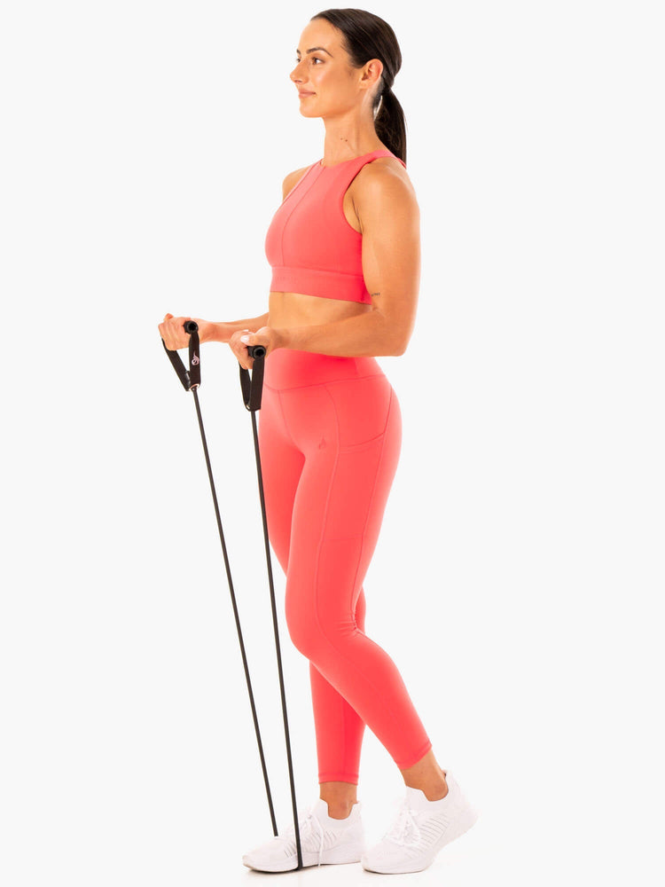 Sujetadores Deportivos Ryderwear Reset High Impact Mujer Rojos | DAGRI5928