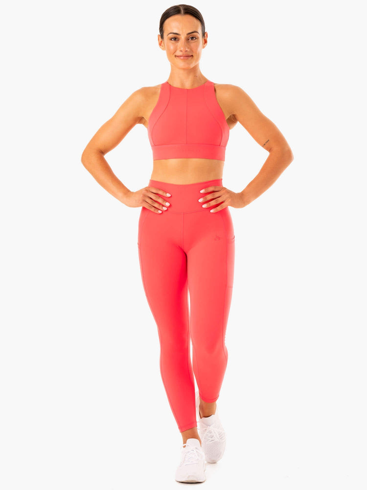 Sujetadores Deportivos Ryderwear Reset High Impact Mujer Rojos | DAGRI5928